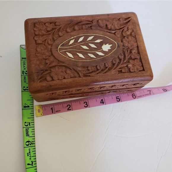 Carved Wooden Box   - Picture 10 of 12